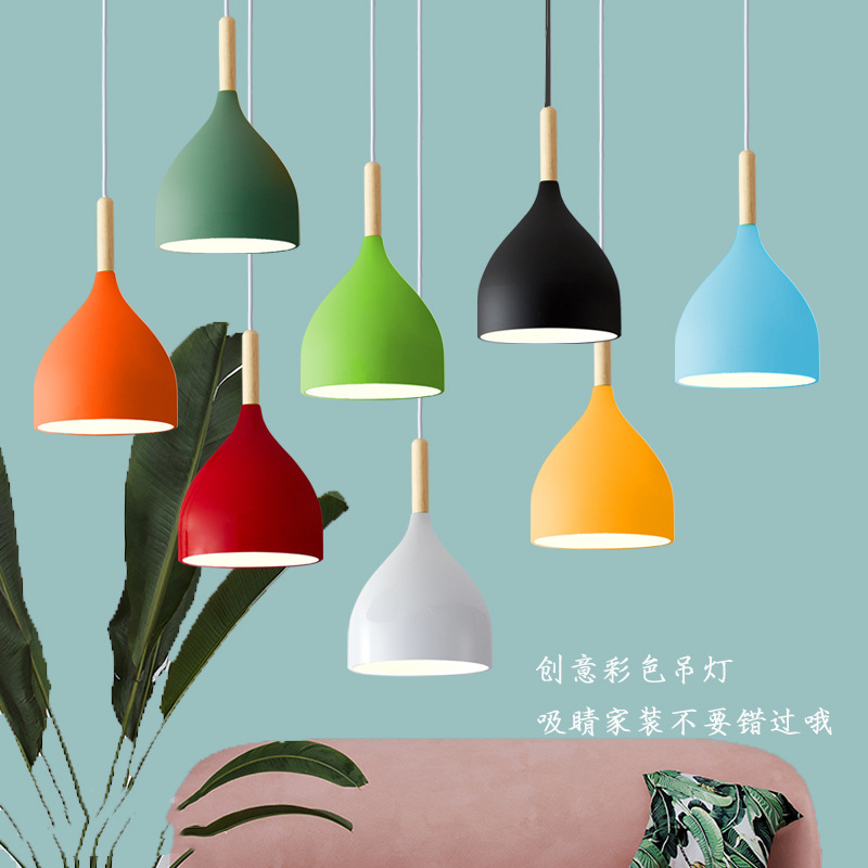 Scandinavian Restaurant Chandelier Three-Head Modern Minimalist Dining Room Table Bar Shop Chandelier Macaron Bedside Small Chandelier Scandinavian Restaurant Chandelier Three-Head Modern Minimalist Dining Room Table Bar Shop Chandelier Macaron Bedside Small Chandelier