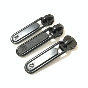 [Three-way plastic-coated pulling and reverse pulling] No.5 nylon resin plastic-coated pulling head Baigou luggage City spot wholesale