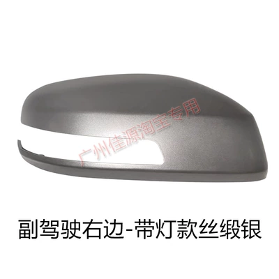 to 18 Years Reflective Lens — Rear mirror/rearview mirror assembly - passenger-right-side-shell-silk-satin-silver