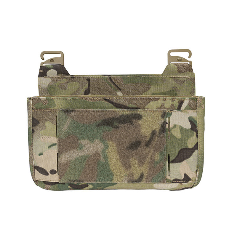 Extracción en caliente transfronteriza Chaleco táctico FCSK Paquete de panel frontal FCPC Bolsillo de canguro Bolsa de almacenamiento táctico para colgar en el pecho