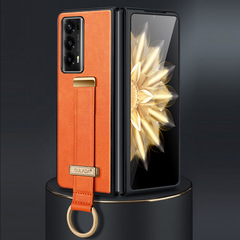SULADA適用榮耀Magic V2手機殼指環腕帶皮套V2至臻版摺疊屏保護套