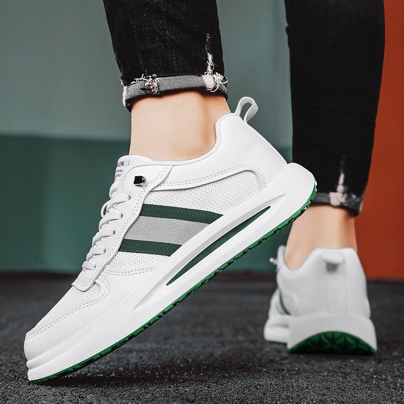 Primavera y verano nuevo estilo transpirable malla zapatos casuales zapatos de hombre estudiantes zapatos blancos zapatos de deporte zapatos deportivos zapatos de moda zapatos de papá hombres