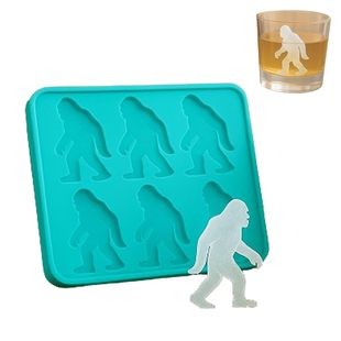 Bigfoot Ice Mold, Sasquatch Shape Ice cube grinder