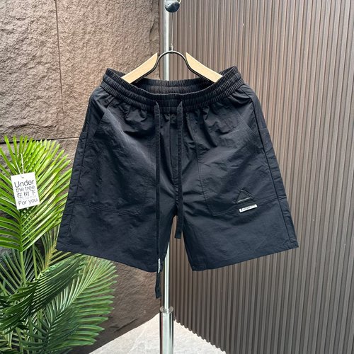 Men's Summer Fast-Drying Work Shorts, Retro Streetwear Brand, Loose Fit, Large Size, Five-Finger Pants