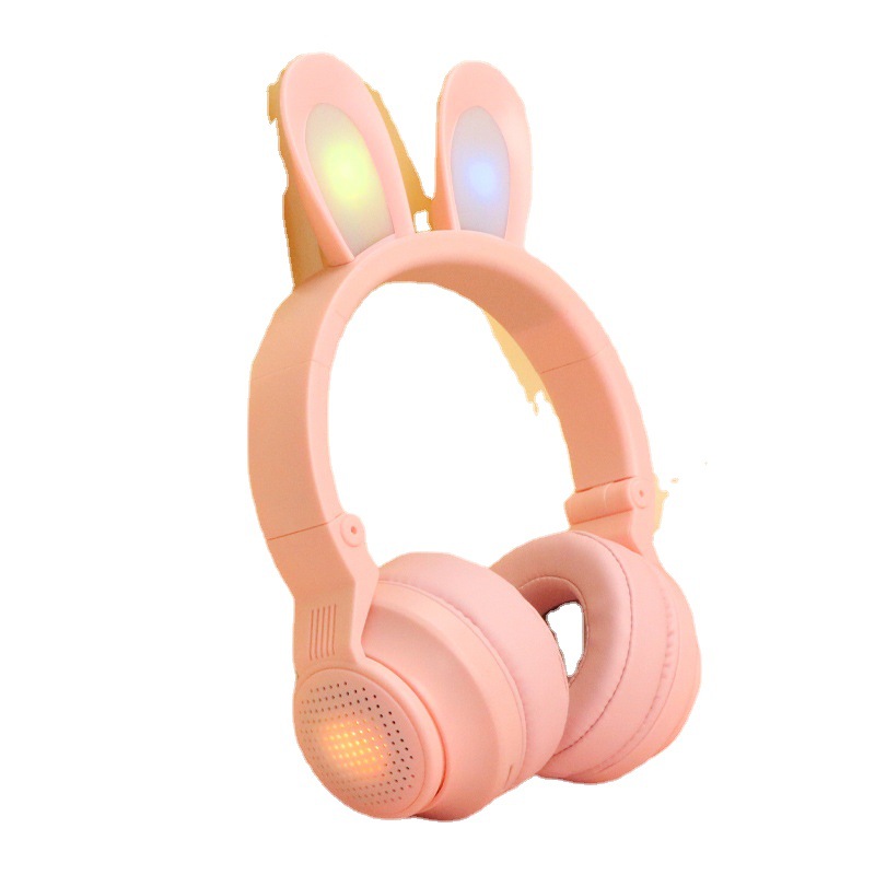 Nuevo auricular JST-29 Orejas de conejo auricular Bluetooth plegable luminoso estéreo de alta calidad teléfono móvil Universal