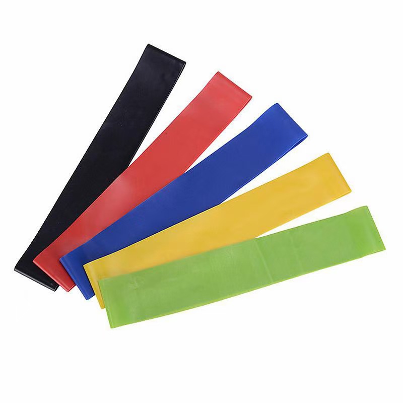 latex resistance Colored pull strap Recovery train Bodybuilding Elastic band Yoga hip lifting loop