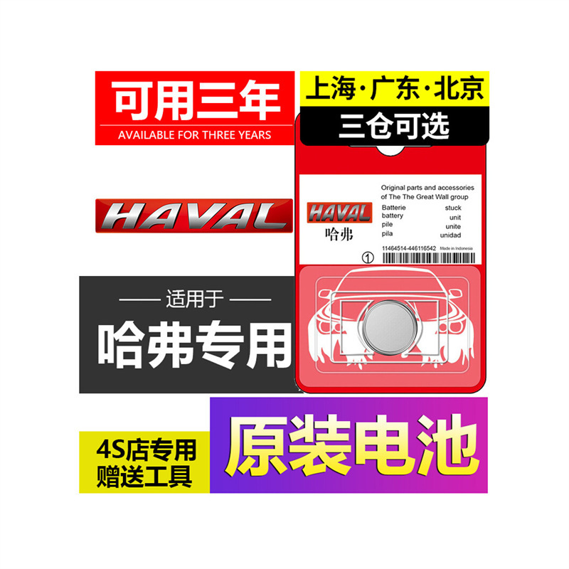 Suitable for Haval Big Dog H6 H2 Coolpad H4H7 F7 M6 H8 H9H6Coupe Great Wall Car Key Battery Suitable for Haval Big Dog H6 H2 Coolpad H4H7 F7 M6 H8 H9H6Coupe Great Wall Car Key Battery