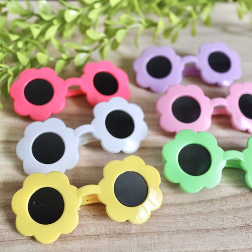 BJD Doll Sunglasses Girl Toy Accessories Fashion Doll Glasses Accessories Sunflower Glasses Doll Accessories