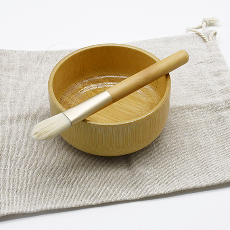 cepillo de máscara de lengua plana cepillo de máscara de barro especial para salón de belleza cepillo de aplicación de máscara de spa cepillo