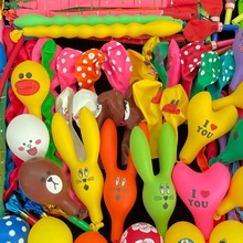 加厚卡通气球多款混搭套餐兔子气球圆形儿童玩具异形玩具球长条
