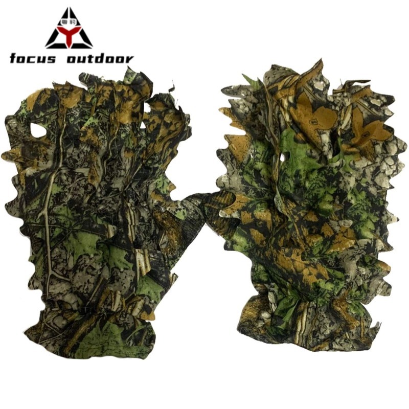 Guantes de camuflaje de pesca al aire libre guantes de camuflaje guantes tácticos guantes de camuflaje