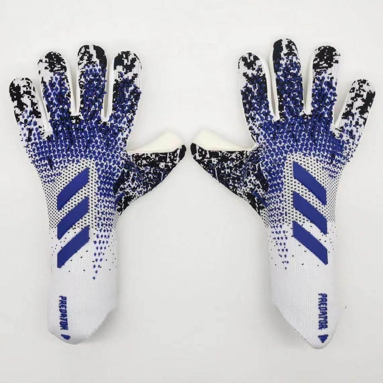 Guantes de fútbol portero profesional portero adulto Halcón juego infantil antideslizante desgaste transpirable flores de seda dorada platina