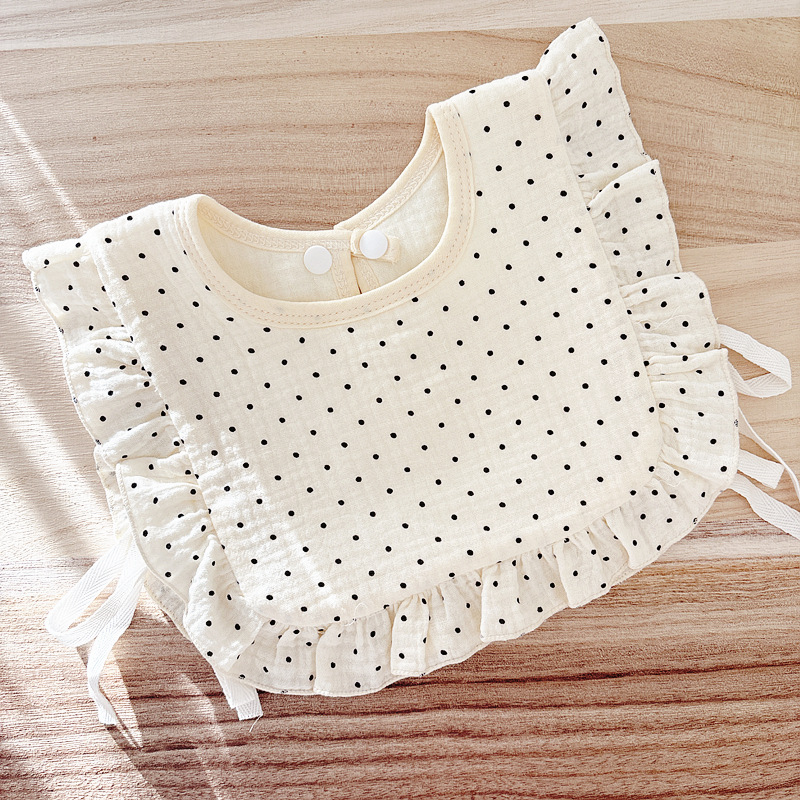 Babecera de algodón para bebés y bebés, toalla de saliva impermeable, toalla de almohadilla de leche anti-vomitación, bolsillo de comida, otoño y invierno