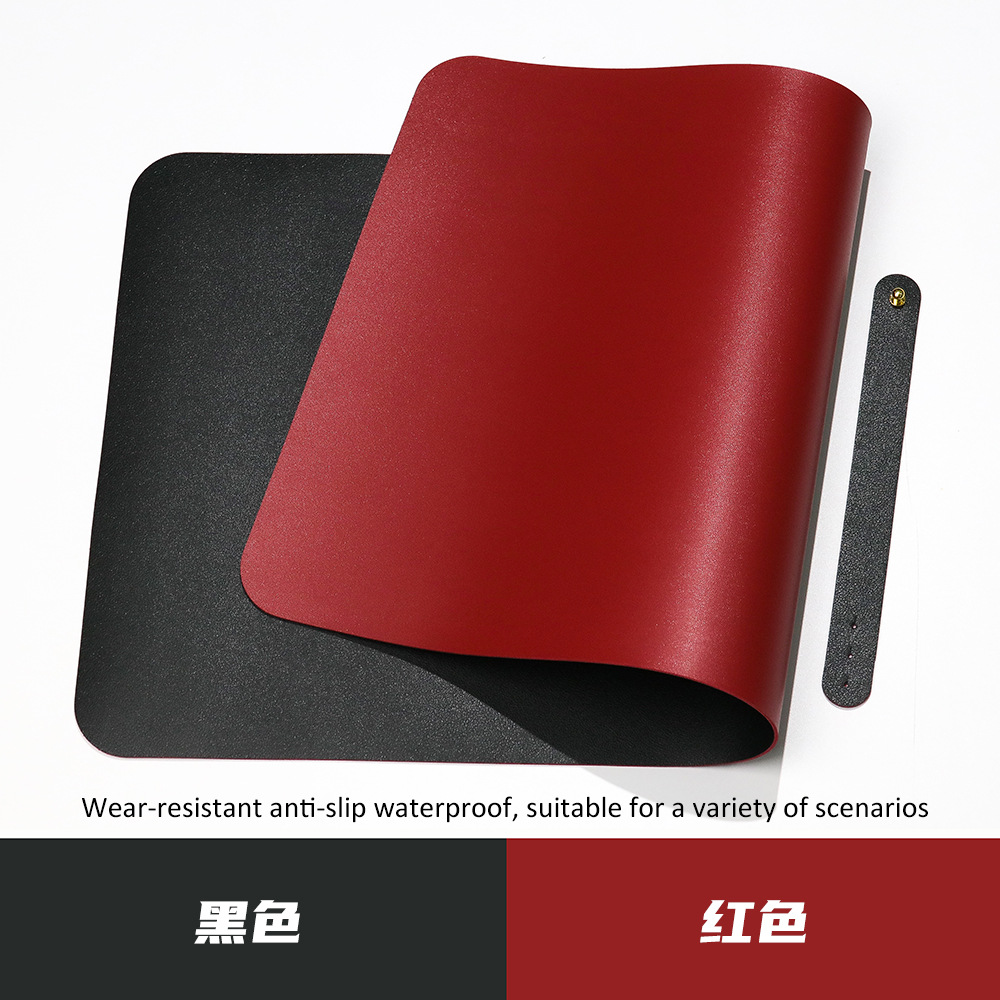 Diseño de cojín de mesa de cuero antideslizante impermeable color sólido super gran patrón publicitario cojín de publicidad para hacer cojín de ratón