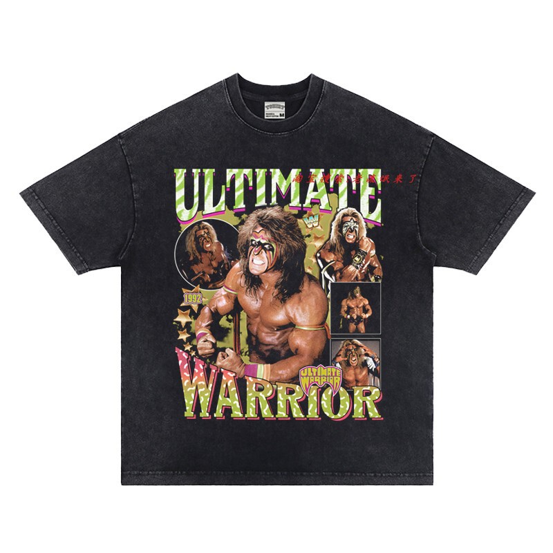 200g Fabric Cotton T European Size WWE Wrestling Urmitt Varrell Short Sleeve T-shirt Jeff · 200g Fabric Cotton T European Size WWE Wrestling Urmitt Varrell Short Sleeve T-shirt Jeff ·