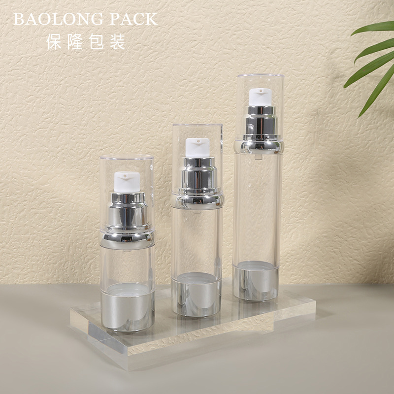 多规格10ml15ml30ml突肩真空瓶 as真空喷雾瓶 精华瓶防晒分装瓶