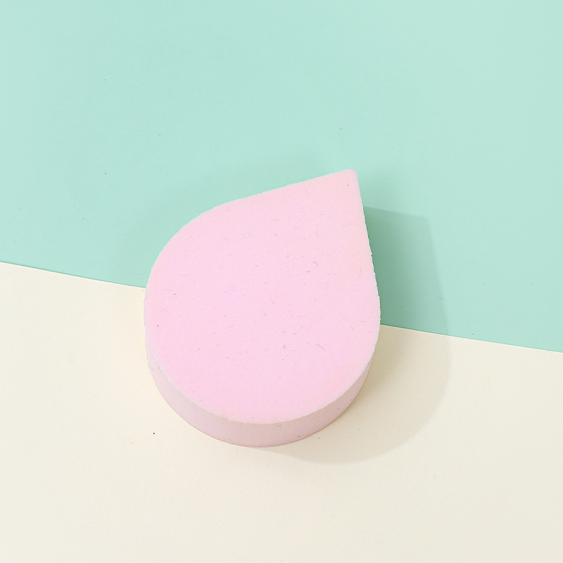 Fábrica personalizada esponja de maquillaje sin látex de polvo de polvo de maquillaje en forma de herramienta de maquillaje seca y húmeda para imprimir logotipo de patrón