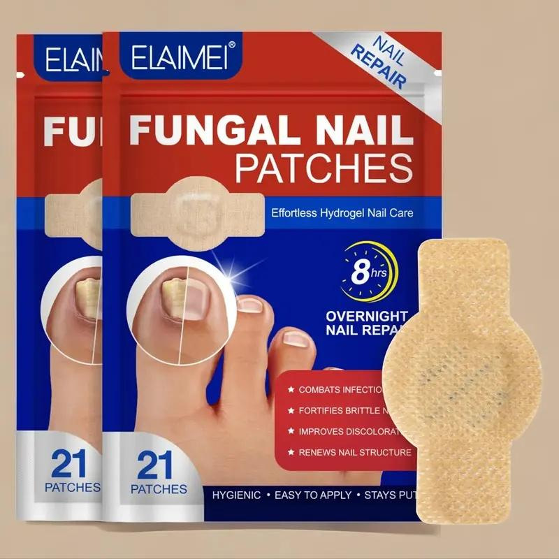 Comercio exterior transfronterizo explosivo ELAIMEI antibacteriano nail adhesivo nail groove nail adhesivo gris nail adhesivo antibacteriano reparación 21pcs