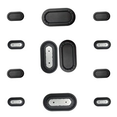 楕円形bluetoothスピーカー受動低音振動膜低周波放射器サブウーファ音響補助音器振動膜部品