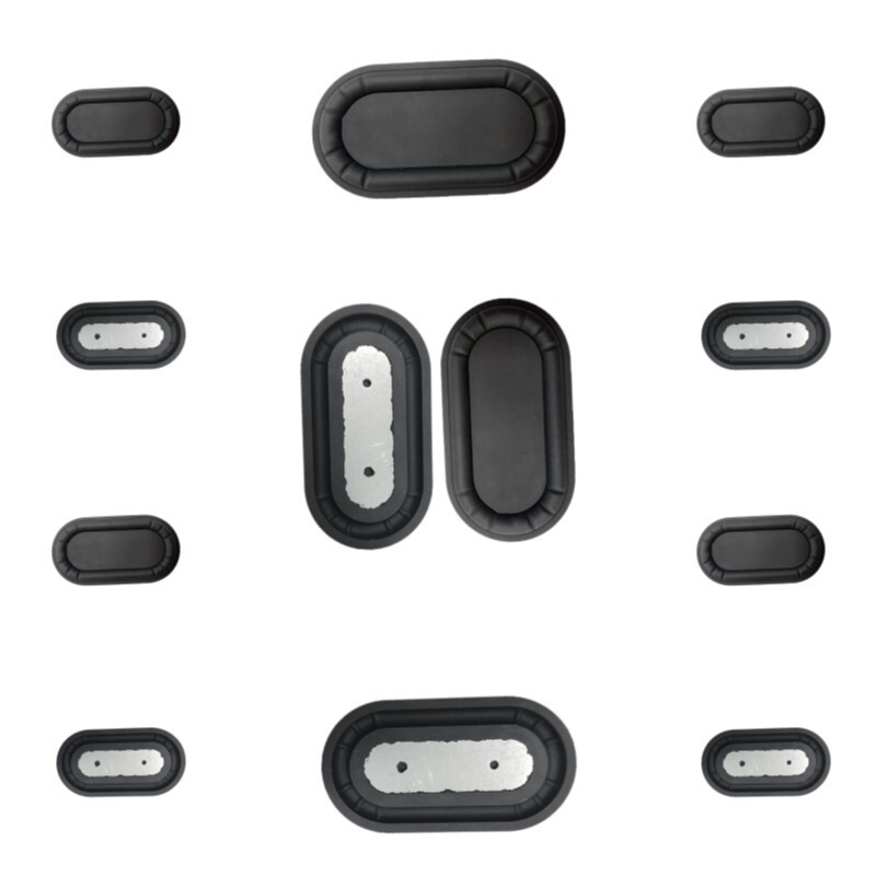 Oval Bluetooth speaker passive bass diaphragm low frequency radiator subwoofer sound booster diaphragm accessories