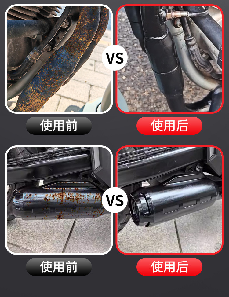 High Temperature Resistant Self-Painting Motorcycle Exhaust Pipe Exhaust Cylinder 800 Degree Car Caliper Black Anti-Rust Paint 2000