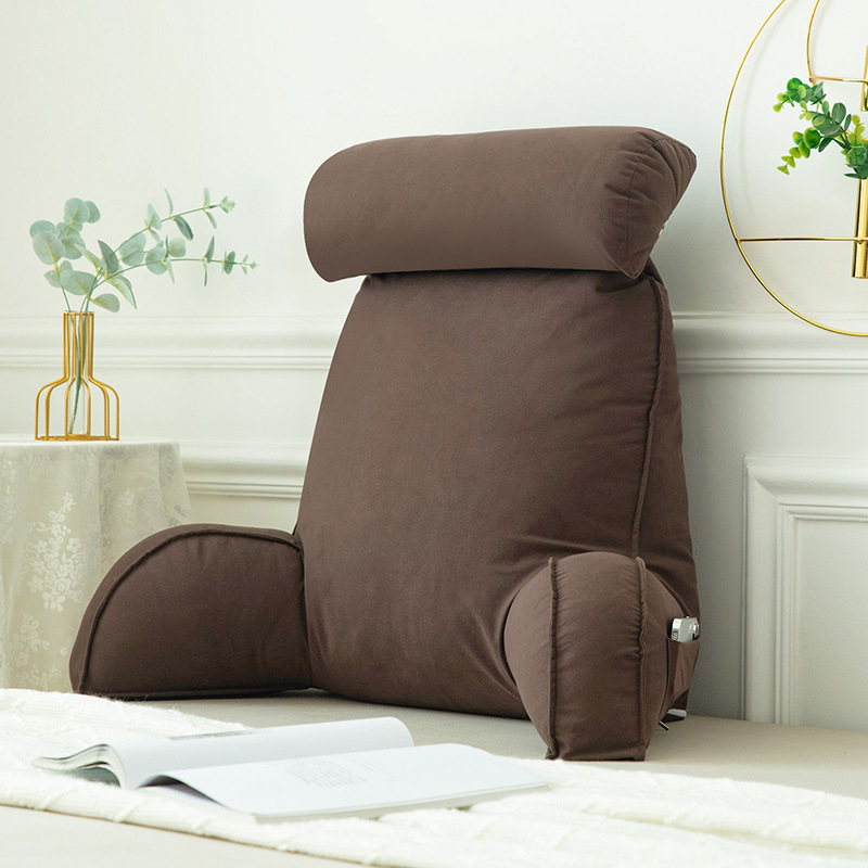 Almohada para teléfono móvil, almohada de lectura para cama, cojín para cabecero, respaldo grande, asiento de sofá, almohada de soporte lumbar, cojín de sofá.