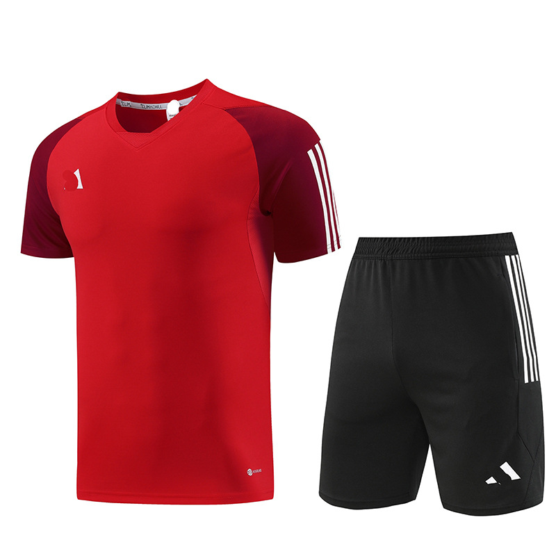 24-25 uniformes de fútbol, trajes casuales, deportes de secado rápido para hombres, camisetas de fútbol de manga corta, uniformes de competición, el equipo establece el número de impresión Z