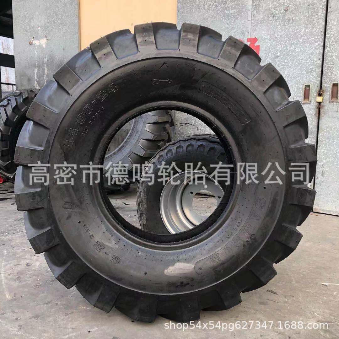 Grader neumático 1300-24 1400-24 1600-24 nivelador neumático G-2 espiga patrón engrosamiento