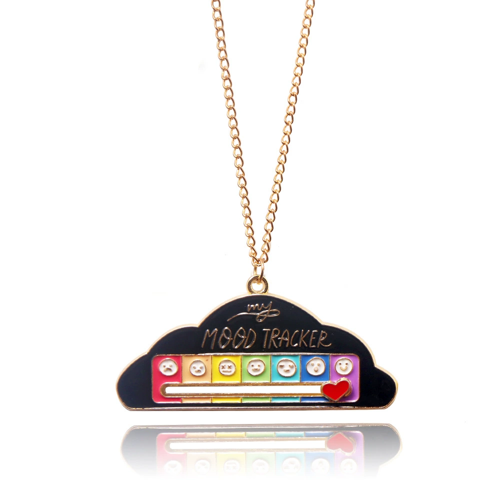 Rainbow emotional adjustable keychain, badge, brooch