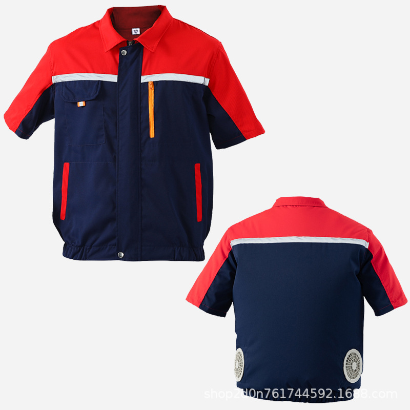 반소매 빨간 어깨 1 개 [액세서리가없는 싱글 옷]]