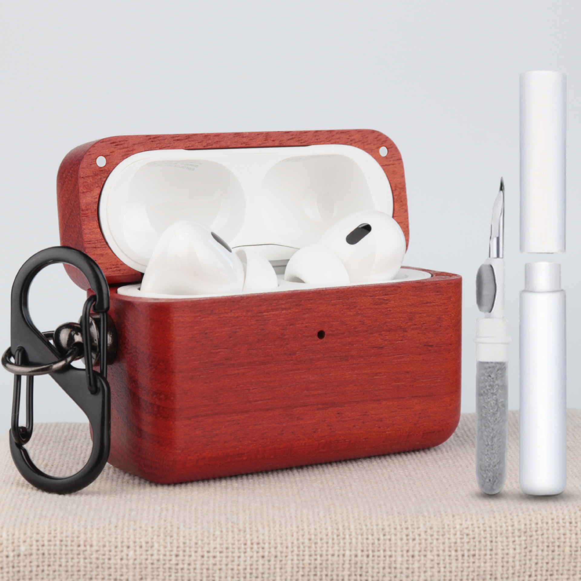 Деревянный защитный кейс для наушников Apple AirPods Pro 3 от Муюй Чжичуан