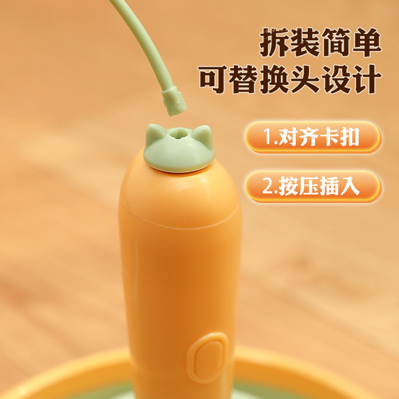 고양이 장난감 셀프 하이 애완 동물 용품 전기 고양이 스틱 회전 공 고양이 장난감 아마존 도매