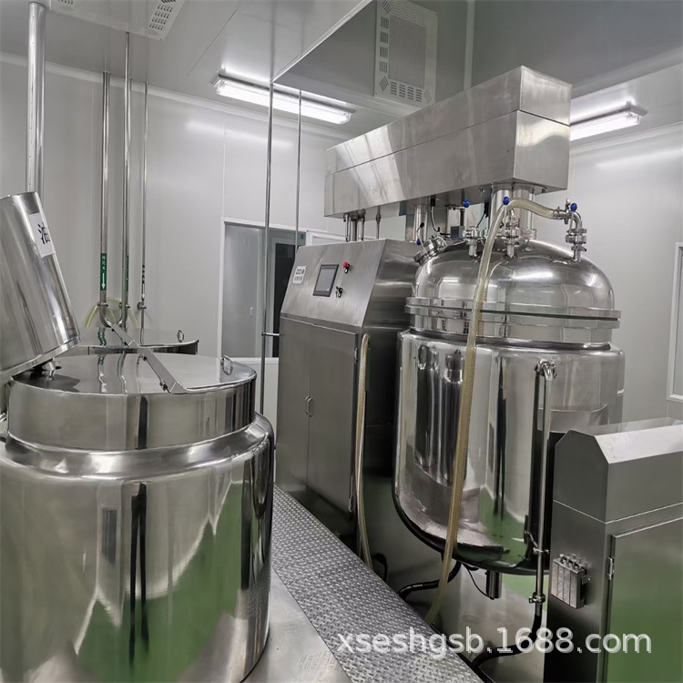 回收化妆品设备 保健品设备 二手真空均质乳化机 100L650L乳化锅