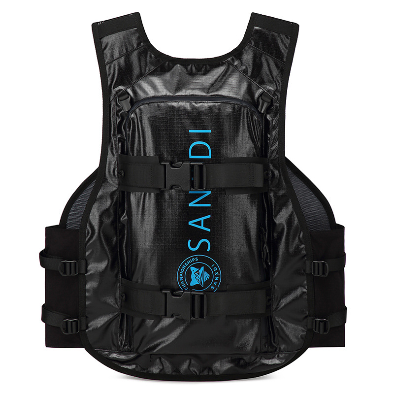 SANXDI Ski Vest Backpack for Snowboarders, Men's and Women's Off-Road Bag with Backrest, Multi-functional Tactical Mountaineering and Cycling Bag