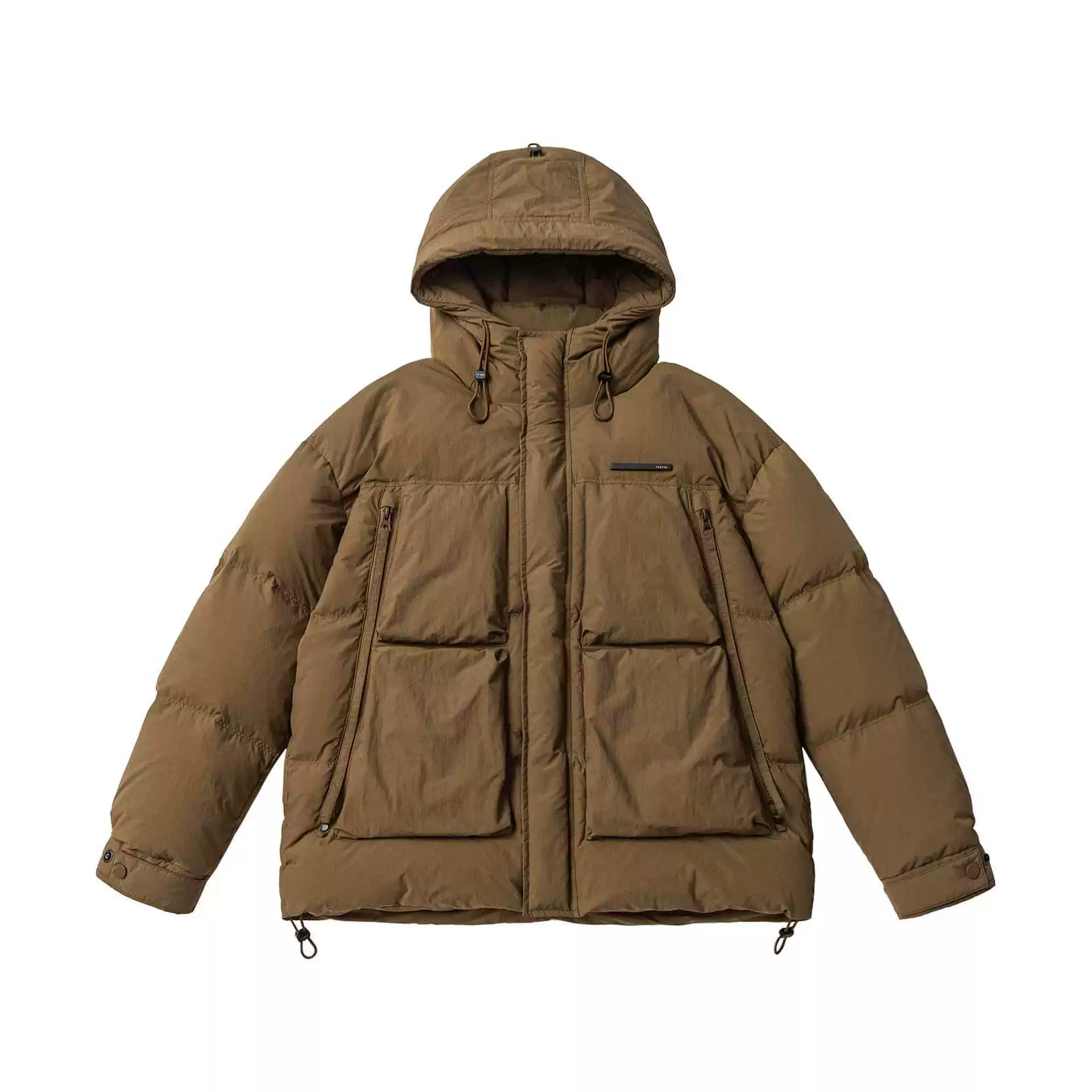 城市凡品 Зимний однотонный пуховик
