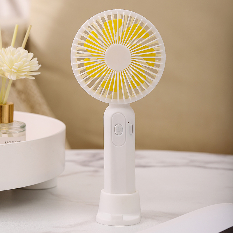 Ventilador portátil portátil USB de carga de escritorio adorable mini ventilador para niños estudiantes de mano ventilador silencioso