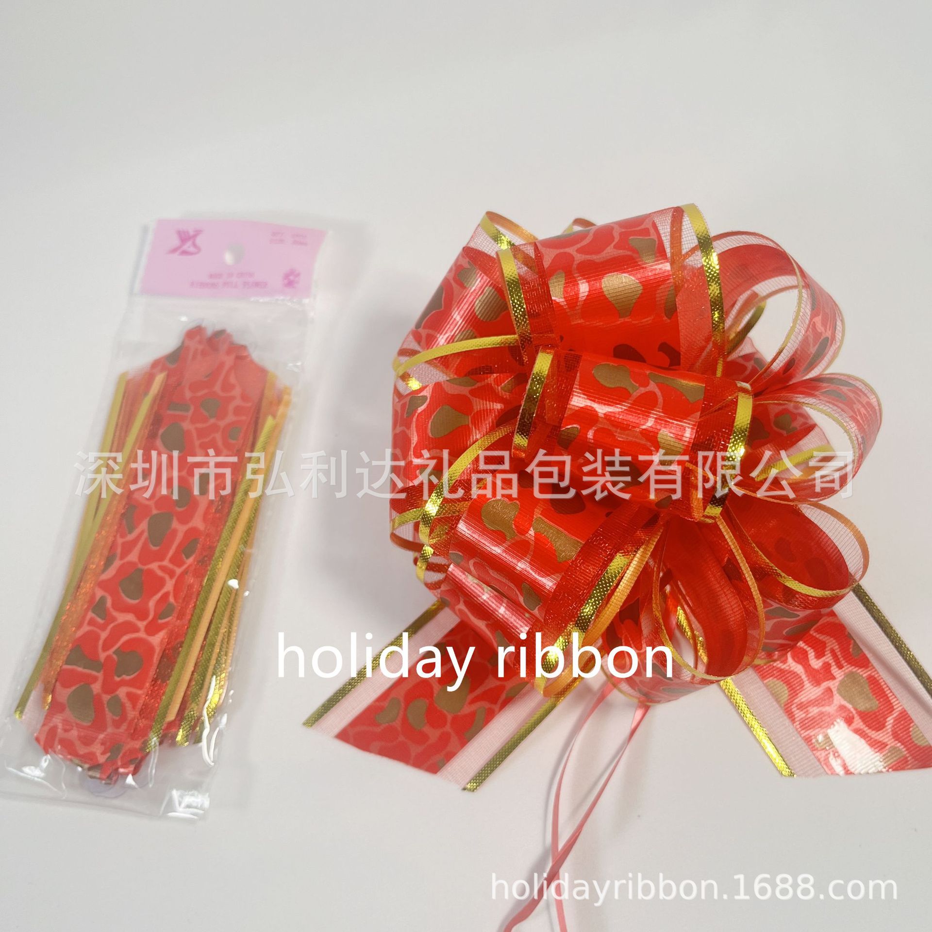 Materiales de embalaje de flores de impresión de flores PP grandes flores de bola arco de flores de mano venta caliente transfronteriza