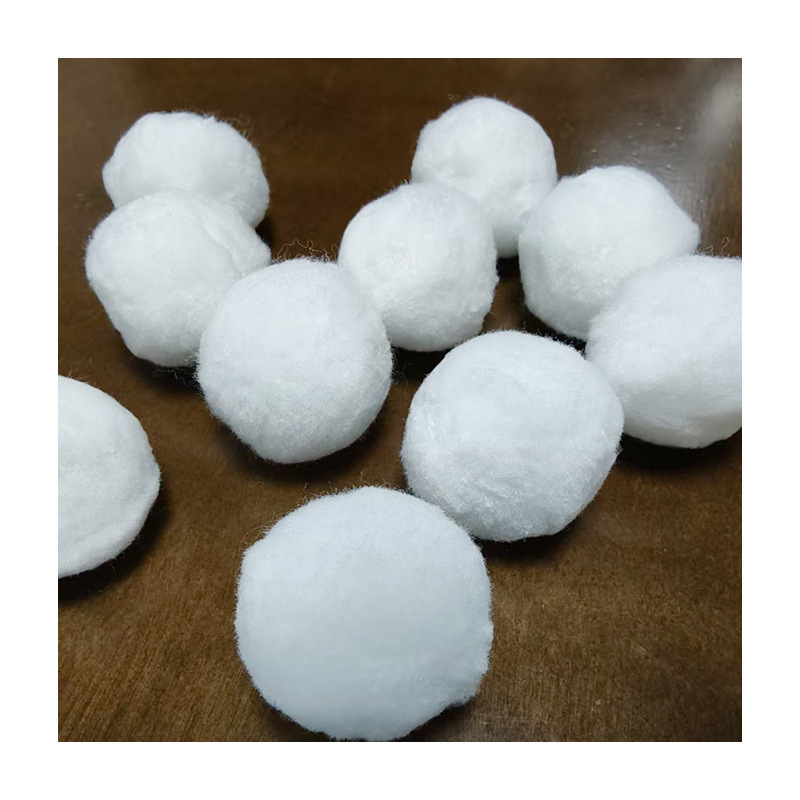 白色亲水除油改性纤维球滤料污水处理培菌纤维球填料滤材硝化毛球