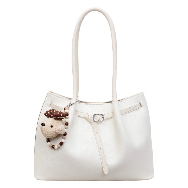 Nueva bolsa de hombro coreana para mujeres 2026 simple moda bolso de brazo para viajar al trabajo bolso de gran capacidad