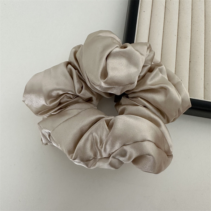 Vintage Style Solid Color Cloth Hair Tie display picture 6