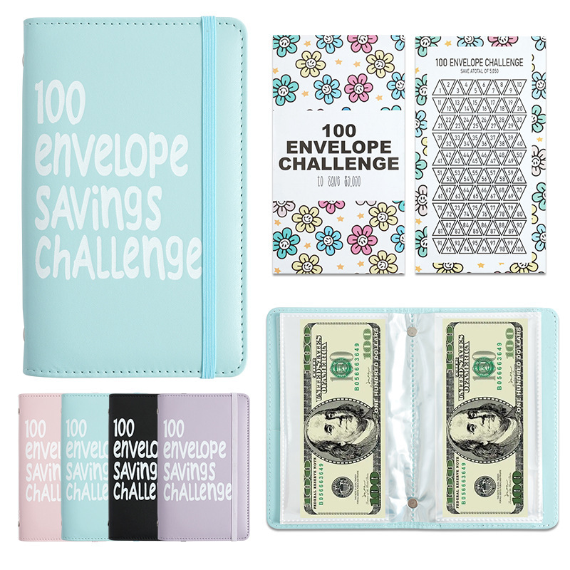 Cross-Border 100 Days Money Saving Envelope Budgetstorage Book