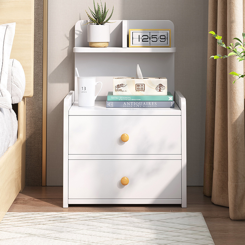 Cabina de cabezal de cama simple pequeño armario de almacenamiento simple dormitorio armario de almacenamiento doméstico estante de armario de cabecera