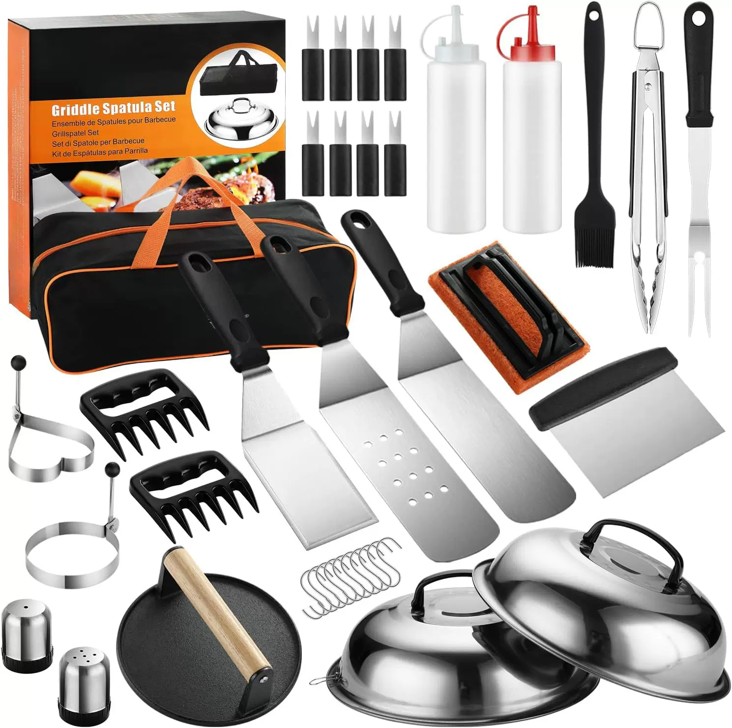 适用于黑石铁板厨具套装烧烤工具套装黑石烤盘工具跨境BBQ铲烤具