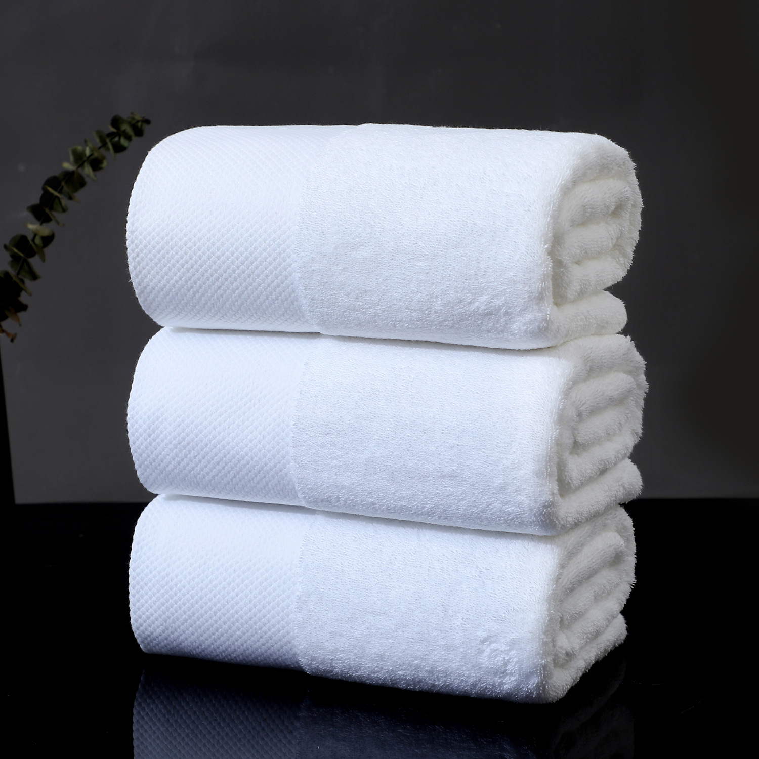 Fabricante mayorista de alta calidad hotel hotel de algodón aumentado espesar algodón silos 16 toallas de lana en espiral puede bordar palabras