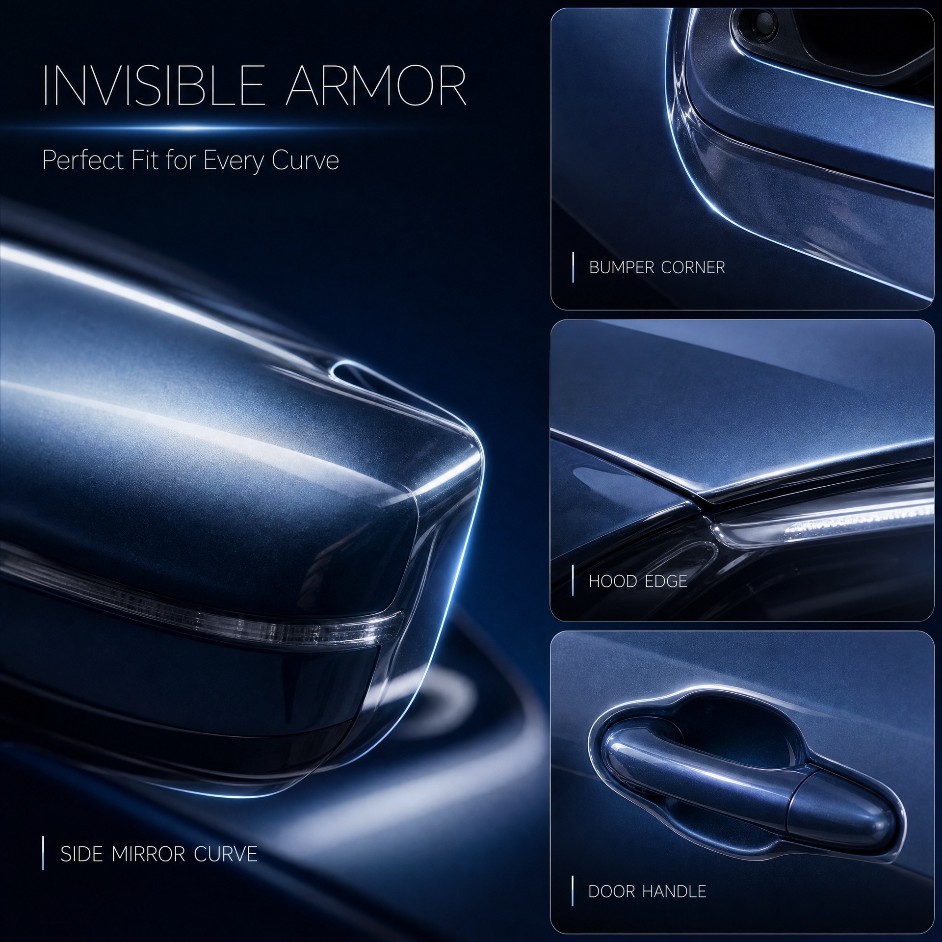 Cross-border car wrap 7.5mil TPU invisible car wrap, car paint protection film 8mil self-healing, direct sales from manufacturer