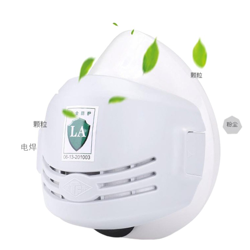 Máscara antipolvo de silicona blanca Tangfeng 1201 para hombres, adecuada para pulir, minería de carbón, talleres de renovación, protección contra polvo industrial, cenizas y niebla.