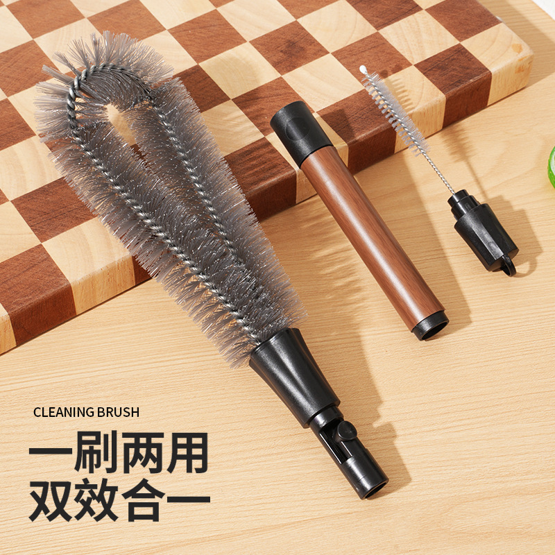 二合一杯刷洗杯子专用刷子杯刷长柄刷水杯保温杯刷清洁刷长柄刷子