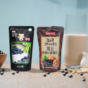 South Korea Original Sanyu Black Bean Walnut Lentil Kernel Soy Milk Instant Nutritional Breakfast Beverage Bag Soy Milk Beverage