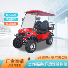 新能源高尔夫球车110V220V景区观光厂区巡逻48V150电动高尔夫球车