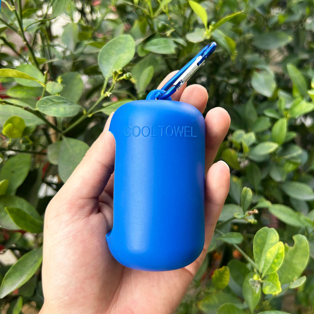 대형 진한 파란색(수건 없음)